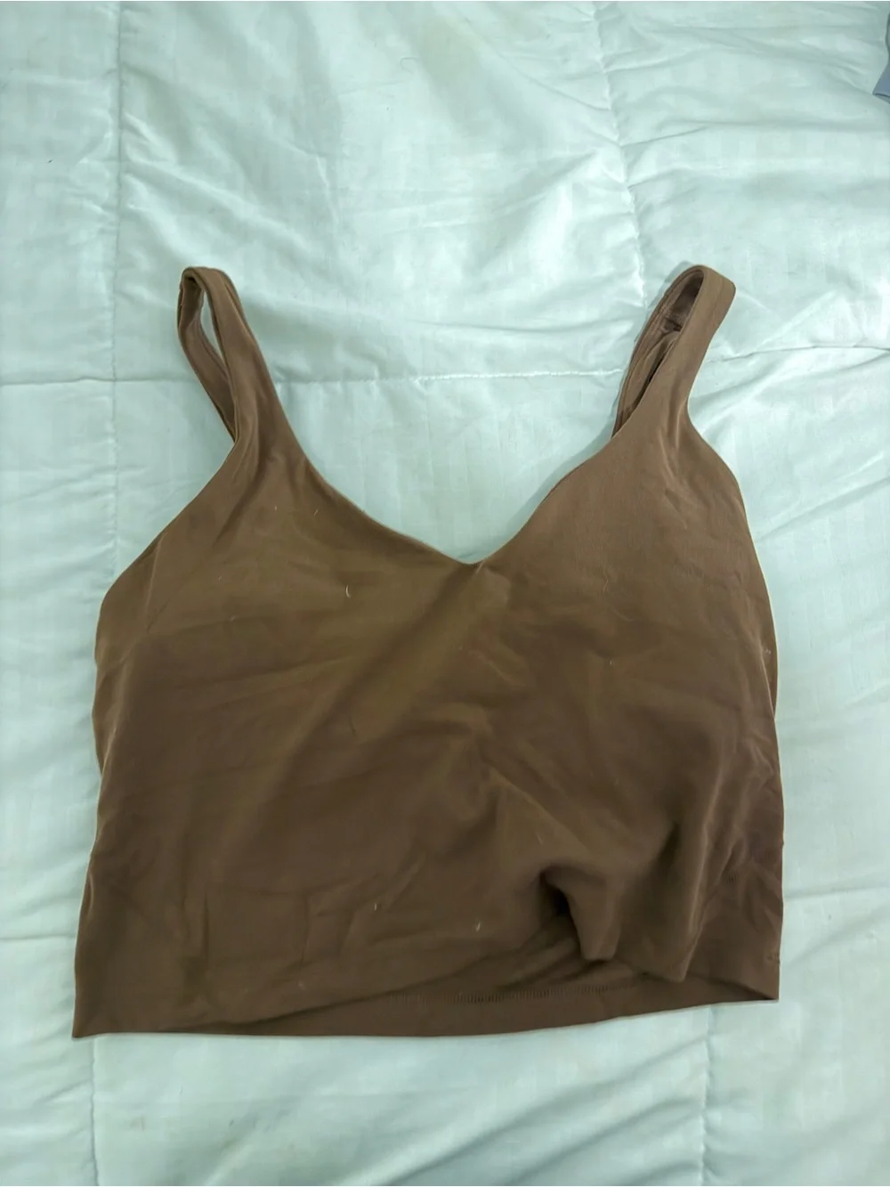 lululemon athletica Brown Scoop Sports Bra